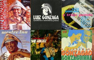 Parte da discografia de Luiz Gonzaga